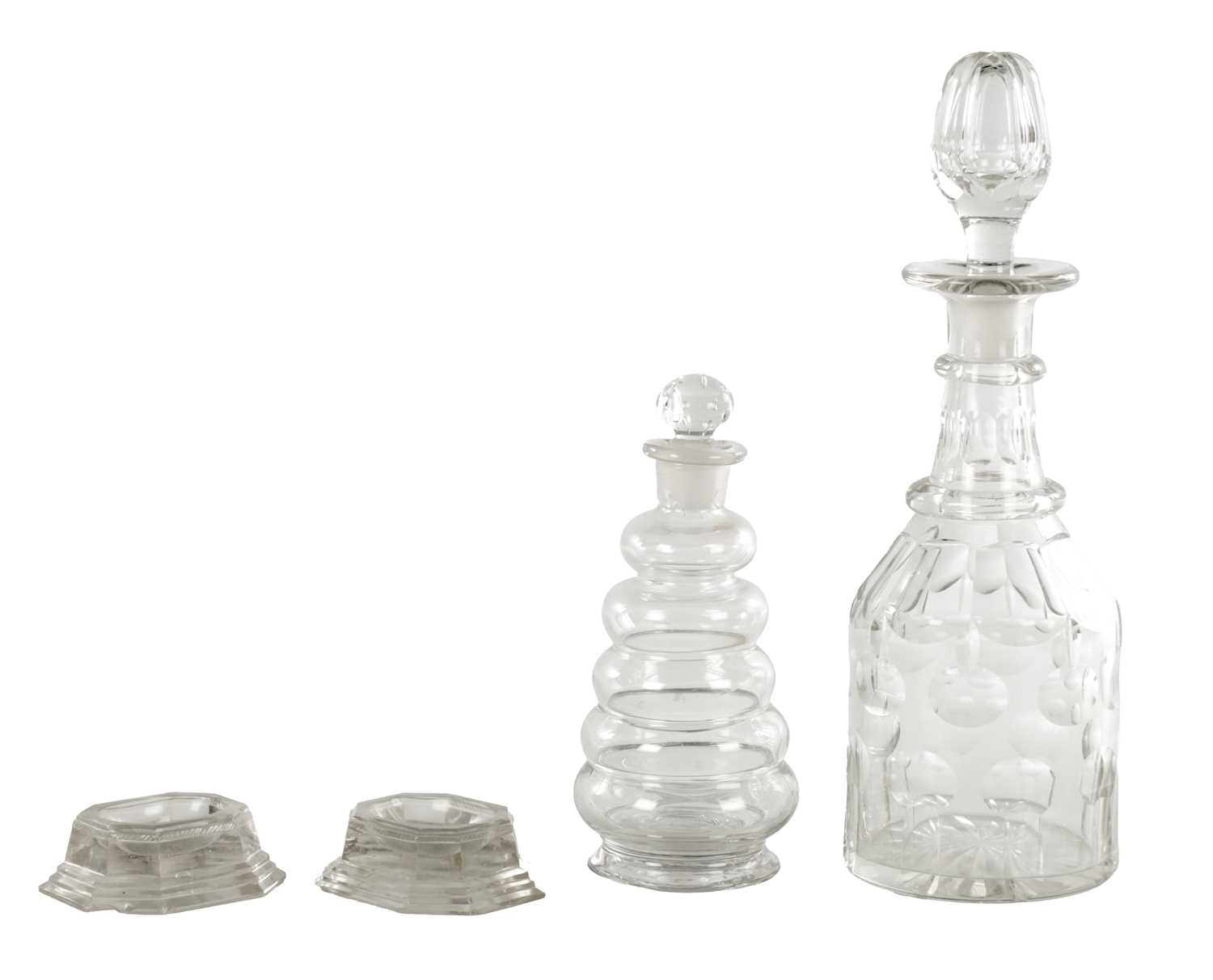 Lot 4 - A COLLECTION OF 18TH/19TH CENTURY GLASSWARE