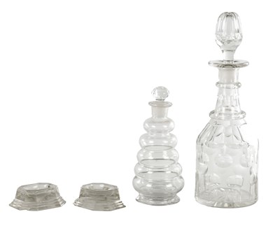Lot 4 - A COLLECTION OF 18TH/19TH CENTURY GLASSWARE