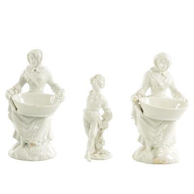 Lot 28 - A PAIR OF 19TH CENTURY MEISSEN FIGURES