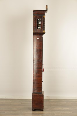 Lot 1399 - HENRY JONES IN YE TEMPLE. A FINE WILLIAM AND MARY PANELLED MARQUETRY OYSTER VENEERED 10" LONGCASE CLOCK