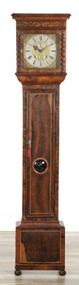 Lot 1350 - JOHN WRENCH, CHESTER, FECIT. A LATE 17TH CENTURY WALNUT MONTH DURATION LONGCASE CLOCK