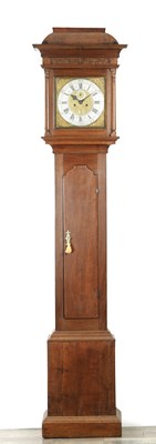 Lot 1450 - SMITH, CHESTER. A MID 18TH CENTURY OAK EIGHT DAY LONGCASE CLOCK