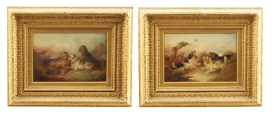 Lot 715 - PAUL JONES (BRITISH act. 1855-1888) A PAIR OF MID 19TH CENTURY OIL ON CANVAS