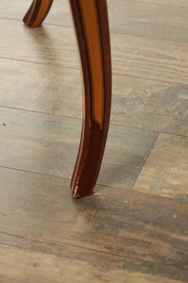 Lot 1486 - A 19TH CENTURY FRENCH SATINWOOD AND MAHOGANY ORMOLU MOUNTED WRITING TABLE