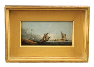 Lot 655 - EDWARD WILLIAM COOKE (1811 - 1880) A 19TH CENTURY OIL ON BOARD