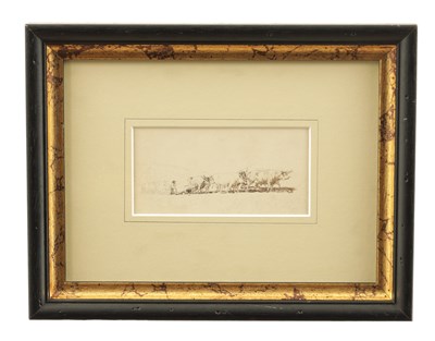Lot 683 - ATT. ROSA BONHEUR (FRENCH 1822 - 1899) A 19TH CENTURY PENCIL AND INK PART SKETCH