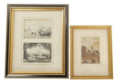 Lot 696 - CONRAD HECTOR RAFFAELE CARELLI (ITALIAN 1866 - 1956) A COLLECTION OF WATERCOLOURS