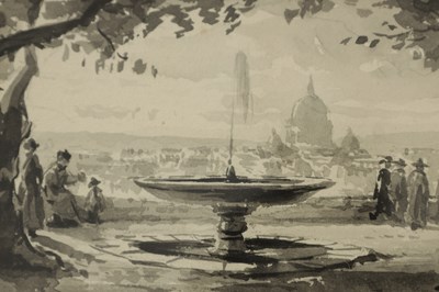 Lot 696 - CONRAD HECTOR RAFFAELE CARELLI (ITALIAN 1866 - 1956) A COLLECTION OF WATERCOLOURS
