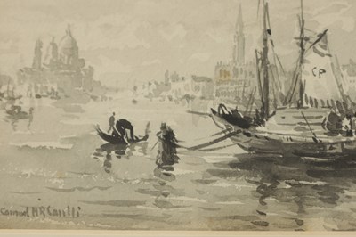 Lot 696 - CONRAD HECTOR RAFFAELE CARELLI (ITALIAN 1866 - 1956) A COLLECTION OF WATERCOLOURS