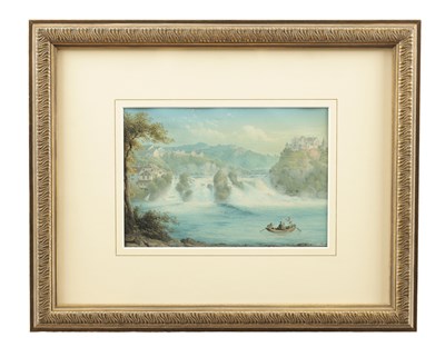 Lot 710 - ATT. KONRAD CORRADI (SWEDISH 1813 - 1878) A 19TH CENTURY GOUACHE ON PAPER