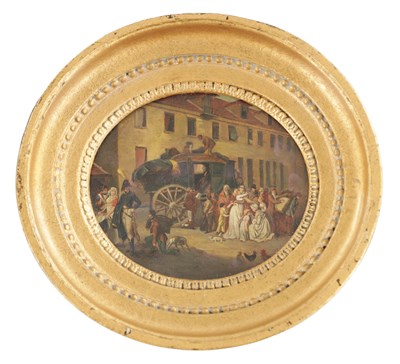 Lot 754 - AN EARLY 19TH CENTURY FRENCH OIL ON COPPER IN THE MANOR OF LOUIS-LÉOPOLD BOILLY