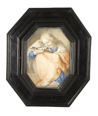 Lot 669 - A 16TH/17TH CENTURY WATERCOLOUR ON VELLUM