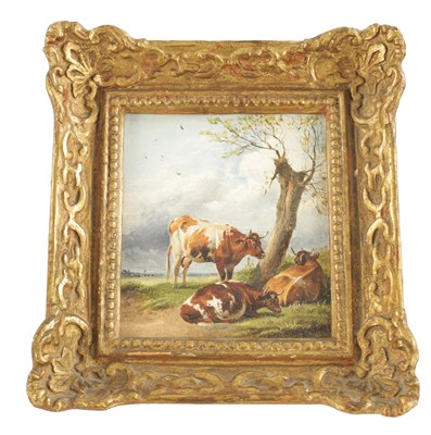 Lot 704 - THOMAS SIDNEY COOPER (BRITISH 1802 - 1903) A LATE 19TH CENTURY OIL ON BOARD