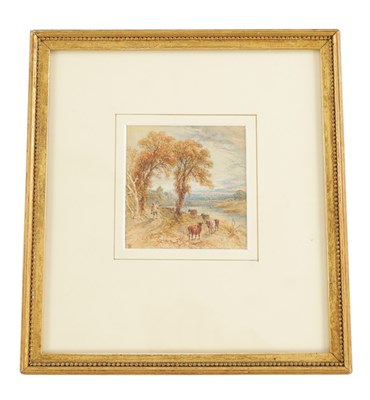 Lot 645 - MYLES BIRKET FOSTER RWS (BRITISH 1825 - 1899) A 19TH CENTURY WATERCOLOUR