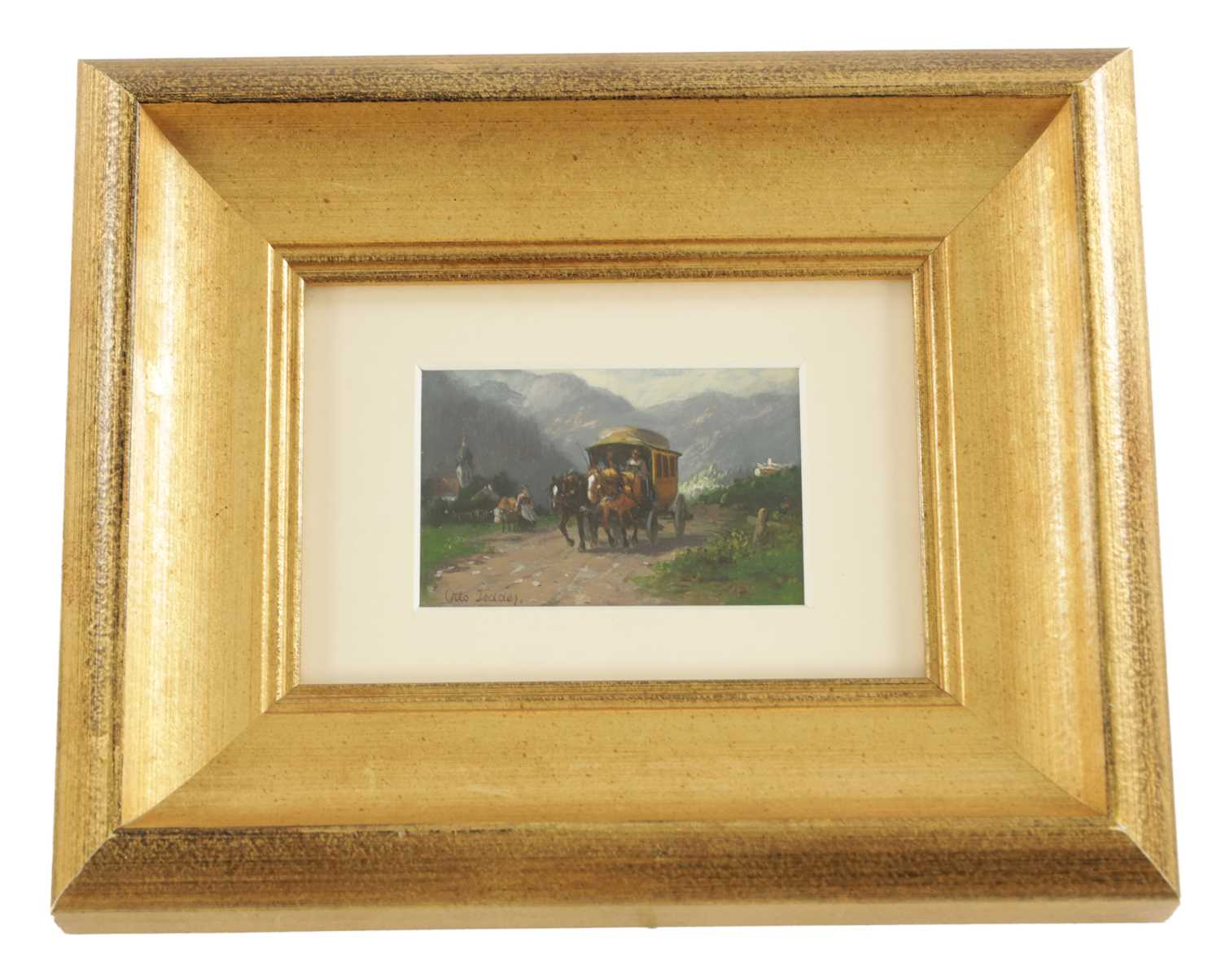 Lot 634 - OTTO KARL HEINRICH FRITZ FEDDER (GERMAN 1873 - 1918) A 19TH CENTURY OIL ON BOARD