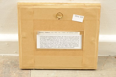 Lot 706 - ATT. CLARKSON FREDERICK STANFIELD (BRITISH 1793 - 1867) A 19TH CENTURY WATERCOLOUR WITH ANOTHER ATT. WATERCOLOUR