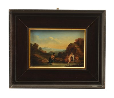 Lot 757 - CORNELIS VAN POELENBURGH (1594 - 1667) AN EARLY 17TH CENTURY OIL ON BOARD