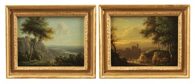 Lot 648 - A PAIR OF 19TH CENTURY ITALIAN SCHOOL OIL ON BOARDS