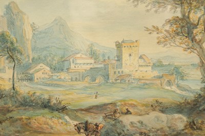 Lot 703 - PAUL SANDBY RA (1725 - 1809) AN 18TH CENTURY WATERCOLOUR