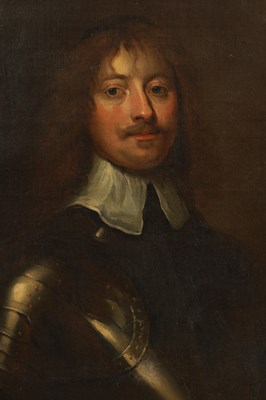 Lot 635 - A 17TH / 18TH CENTURY OIL ON CANVAS HALF LENGTH PORTRAIT OF JAMES GRAHAM 1ST MARQUESS OF MONTROSE