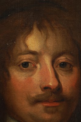 Lot 635 - A 17TH / 18TH CENTURY OIL ON CANVAS HALF LENGTH PORTRAIT OF JAMES GRAHAM 1ST MARQUESS OF MONTROSE