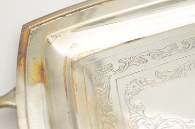 Lot 169 - A MID 20TH CENTURY SILVER TRAY