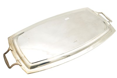 Lot 169 - A MID 20TH CENTURY SILVER TRAY