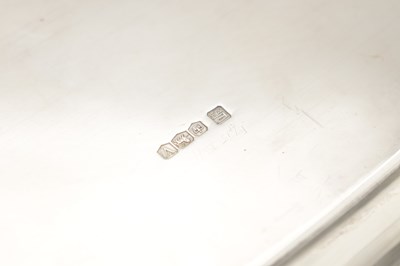 Lot 169 - A MID 20TH CENTURY SILVER TRAY