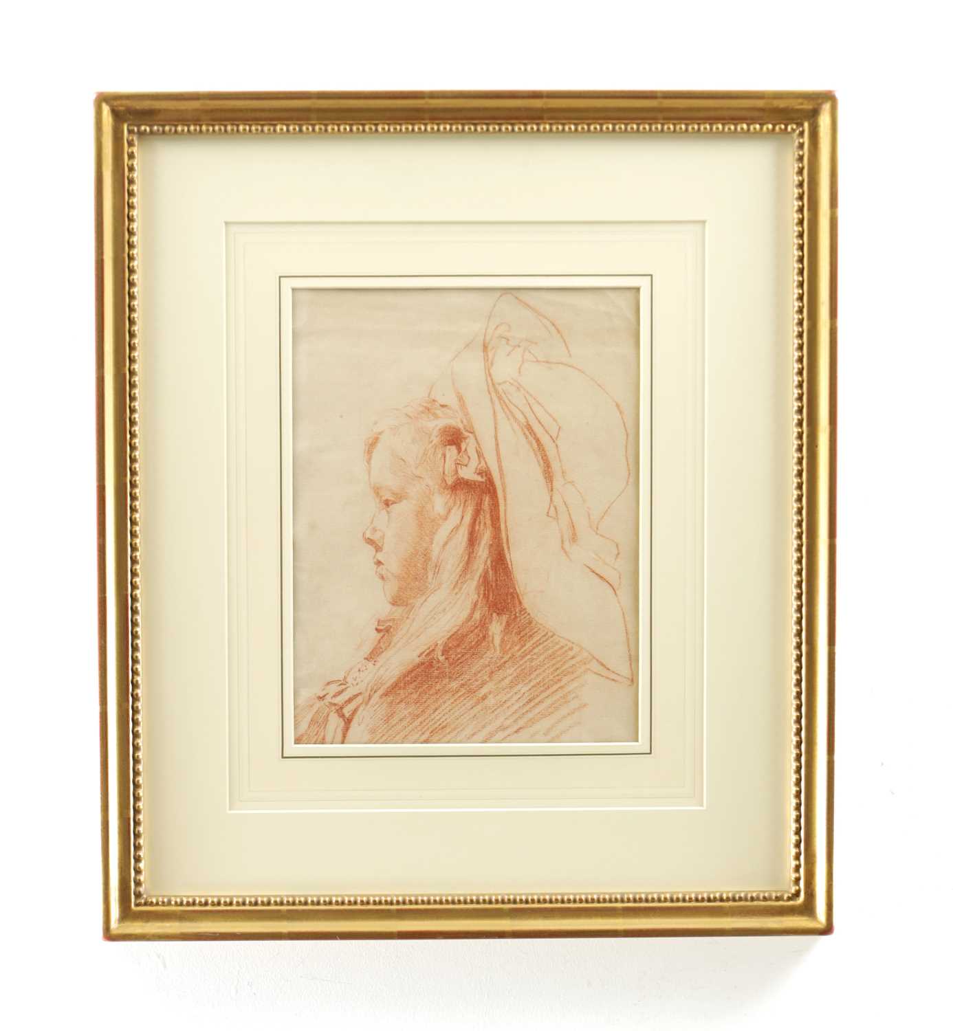 Lot 750 - ATT GEORGE W CLAUSEN (BRITISH 1852 - 1944) PORTRAIT OF ELIZABETH JOY JASMINE HARGEAVES