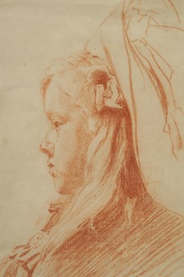 Lot 750 - ATT GEORGE W CLAUSEN (BRITISH 1852 - 1944) PORTRAIT OF ELIZABETH JOY JASMINE HARGEAVES