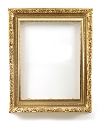 Lot 647 - A LARGE 19TH/20TH CENTURY MOULDED GILT FRAME