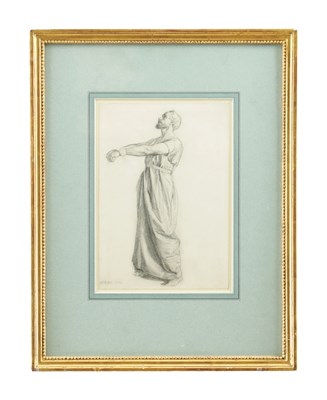 Lot 651 - JAMES DAWSON WATSON (1832-1892) A 19TH CENTURY PENCIL SKETCH