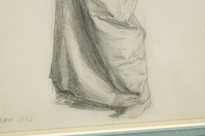 Lot 651 - JAMES DAWSON WATSON (1832-1892) A 19TH CENTURY PENCIL SKETCH