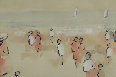Lot 731 - WALTER JOHN BEAUVAIS (BRITISH 1942-1992) A 20TH CENTURY WATERCOLOUR