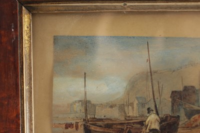 Lot 681 - EDWARD WILLIAM COOKE (BRITISH 1811 - 1880) AN EARLY 19TH CENTURY WATERCOLOUR