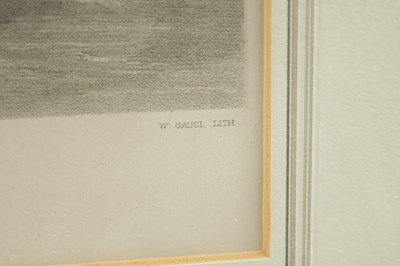 Lot 727 - A 19TH/20TH CENTURY LITHOGRAPH OF CONISTON WATER WITH A FRANK MEADOW SUTCLIFFE (1853 - 1941) PHOTOGRAPH