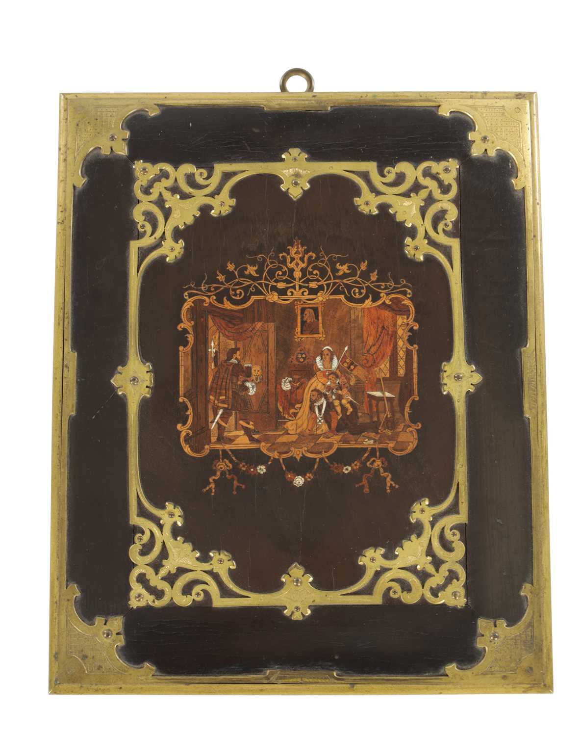 Lot 355 - ATT LUIGI PASQUALE (1822-1894) A FINE 19TH CENTURY ITALIAN HANGING PLAQUE