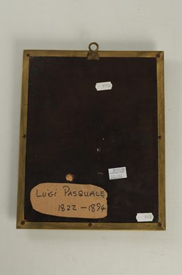 Lot 355 - ATT LUIGI PASQUALE (1822-1894) A FINE 19TH CENTURY ITALIAN HANGING PLAQUE