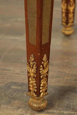 Lot 1553 - A LATE 19TH CENTURY STYLE FRENCH MAHOGANY AND ORMOLU MOUNTED BONHEUR DU JOUR IN THE MANNER OF FRANCOIS LINKE