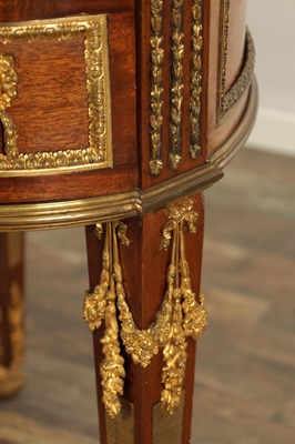 Lot 1553 - A LATE 19TH CENTURY STYLE FRENCH MAHOGANY AND ORMOLU MOUNTED BONHEUR DU JOUR IN THE MANNER OF FRANCOIS LINKE