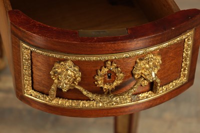 Lot 1553 - A LATE 19TH CENTURY STYLE FRENCH MAHOGANY AND ORMOLU MOUNTED BONHEUR DU JOUR IN THE MANNER OF FRANCOIS LINKE