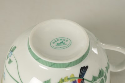 Lot 25 - A 20TH CENTURY HERMES ‘TOUCAN’ PATTERN PORCELAIN DINNER/TEA SERVICE