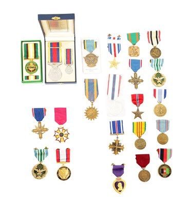 Lot 614 - A COLLECTION OF 19TH/20TH CENTURY BRITISH AND AMERICAN MEDALS