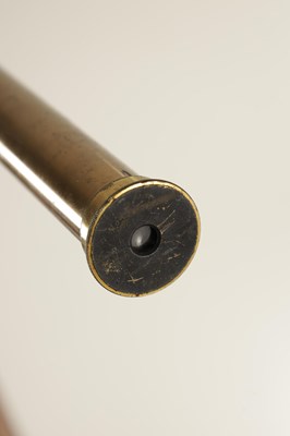 Lot 876 - A 19TH CENTURY LACQUERED BRASS ASKANIA TELESCOPE NO. 90470