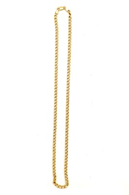 Lot 298 - A LATE 20TH CENTURY 9CT GOLD CHAIN