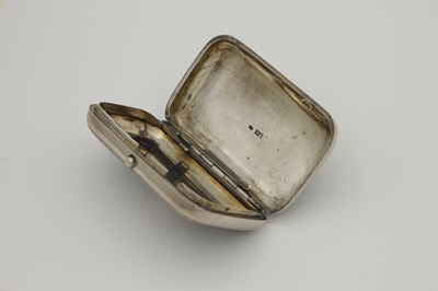 Lot 148 - A 19TH CENTURY NIELLO SILVER RUSSIAN CASE