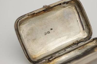 Lot 148 - A 19TH CENTURY NIELLO SILVER RUSSIAN CASE