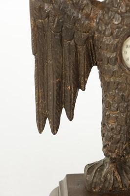 Lot 817 - A 19TH CENTURY CARVED BLACK FOREST POCKET WATCH STAND