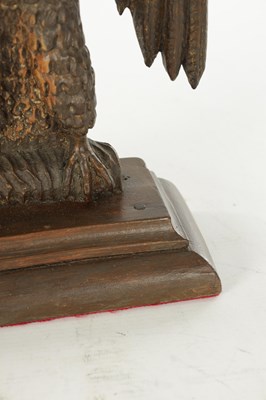 Lot 817 - A 19TH CENTURY CARVED BLACK FOREST POCKET WATCH STAND