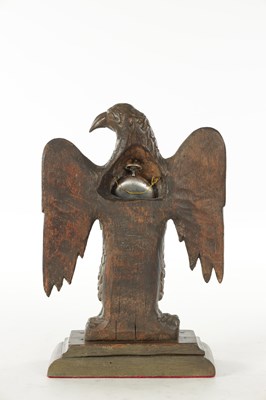 Lot 817 - A 19TH CENTURY CARVED BLACK FOREST POCKET WATCH STAND